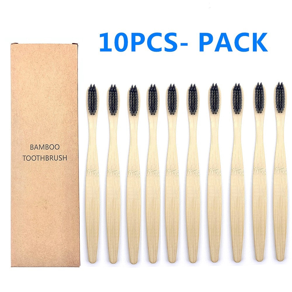 Bamboe tandenborstels (10 pack)