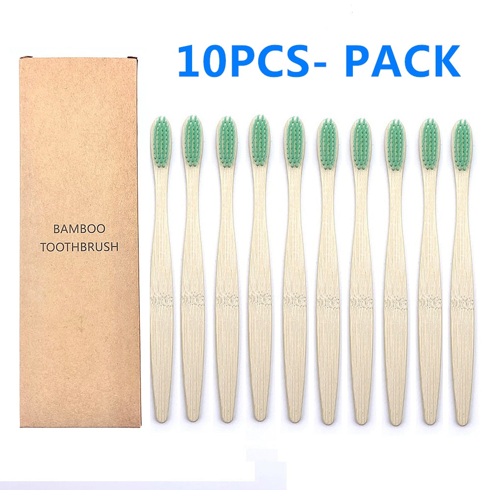 Bamboe tandenborstels (10 pack)